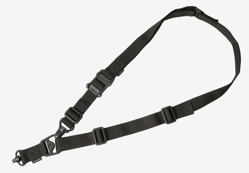 Magpul MAG515-BLK MS3 Single QD Sling GEN2 1.25 W Adjustable One-Two Point Black Nylon Webbing for Rifle