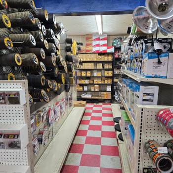 Hardware and supplies inside of United Supply Inc.