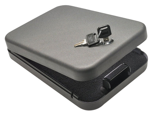 SnapSafe 75200 Lock Box Keyed Large Black 16 Gauge Steel