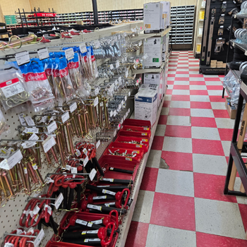 Hardware and supplies inside of United Supply Inc.