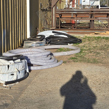 Irrigation supplies outside of United Supply Inc.