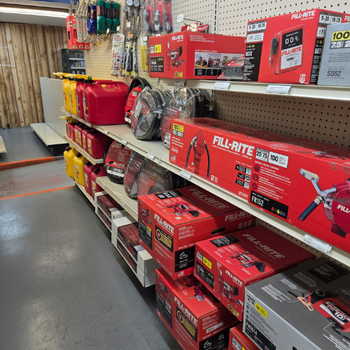 Hardware and supplies inside of United Supply Inc.
