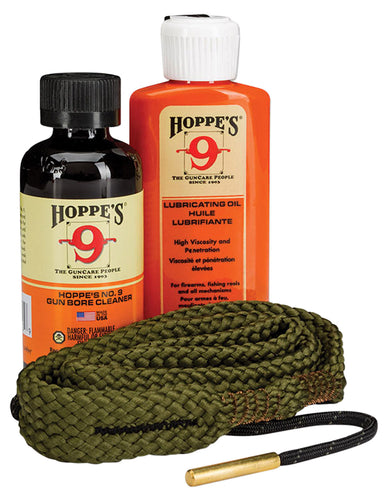 Hoppes 110009 1-2-3 Done Cleaning Kit 9mm-.38 cal Pistol