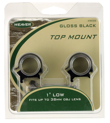 Weaver Mounts 49050 Top Mount Detachable 1 High Black
