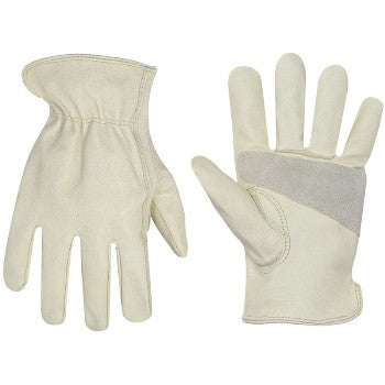 CLC 2069L Lg Tan Pgskn Drvr Glove