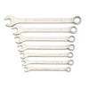 GearWrench 7 Piece 12 Point Long Pattern Combination SAE Wrench Set with Tool Roll